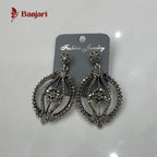 Empress Vintage Filigree & Floral Drop Antique Earrings