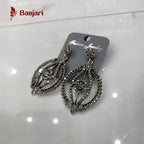 Empress Vintage Filigree & Floral Drop Antique Earrings