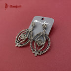 Empress Vintage Filigree & Floral Drop Antique Earrings