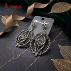 Empress Vintage Filigree & Floral Drop Antique Earrings