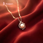 Pearl Pendant Stainless Steel Necklace for Women | Elegant, Waterproof & Tarnish-Resistant Jewelry