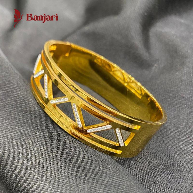 Geometric Prism Stainless Steel Kara