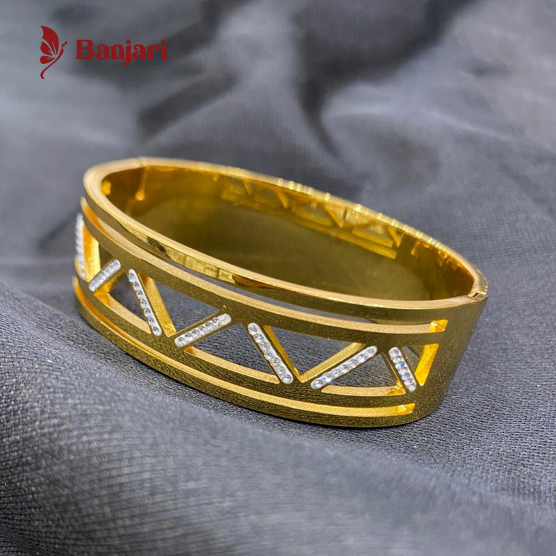 Geometric Prism Stainless Steel Kara