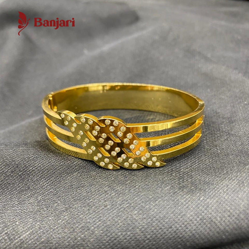 Infinite Knot Triple-Band Stainless Steel Kara
