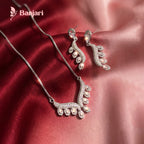 Midnight Majesty Silver & Black Zirconia Jewelry Set