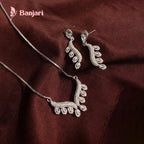 Midnight Majesty Silver & Black Zirconia Jewelry Set
